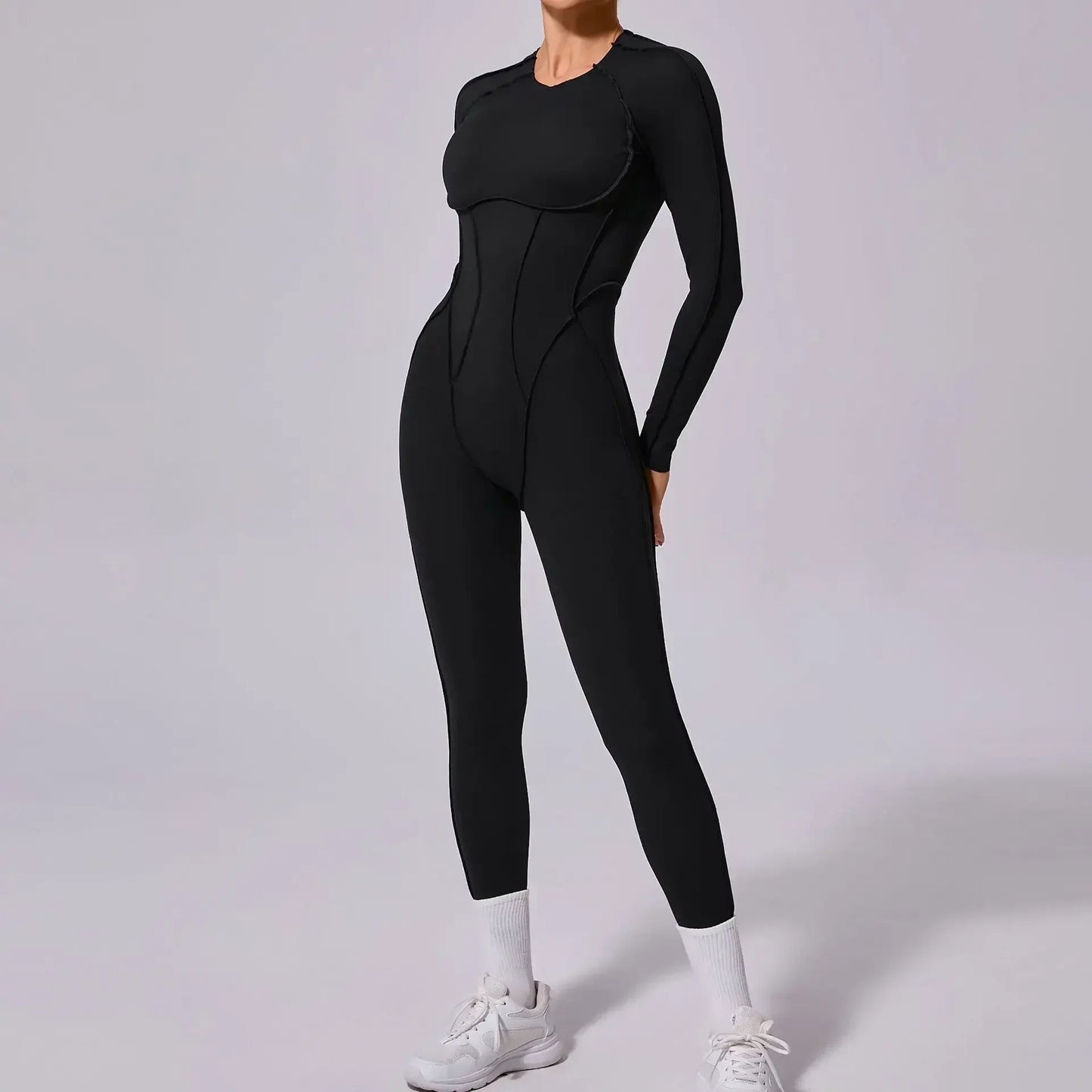 Seamless Yoga Jumpsuits Sports Fitness Hip-lifting Backless Short-sleeved One-piece Workout Gym Leggings Bodysuits for Women