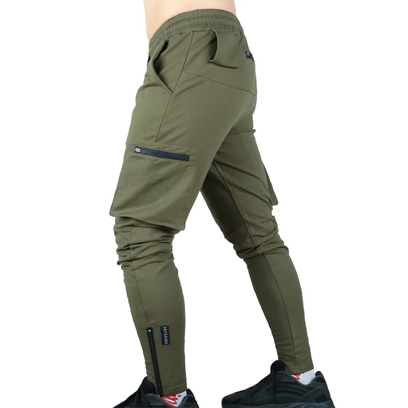 Gym Men's Versatile Multi-Pocket Workout Cargo Pants