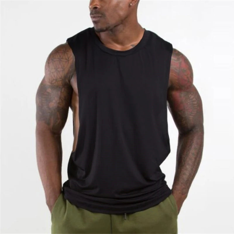 Men Brand New Plain Tank Top