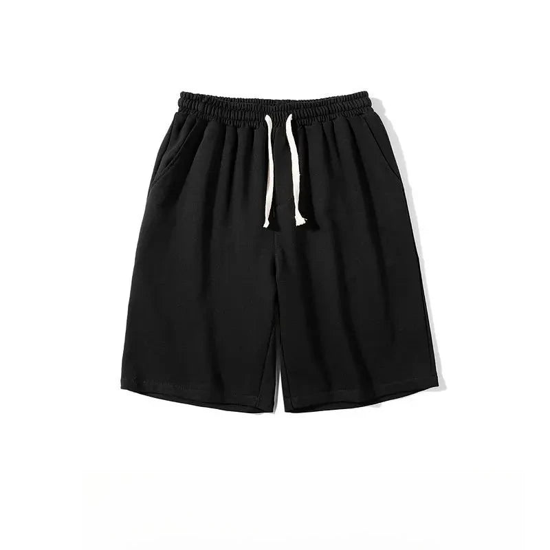 Men's Sports Shorts, Summer Casual Elastic Waistband Drawstring Shorts Suitable for Gym and Outdoor Leisure Activities