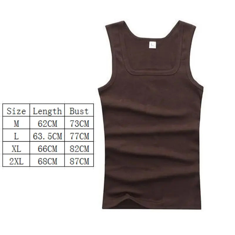 100% Cotton Mens Oversized Tank Top