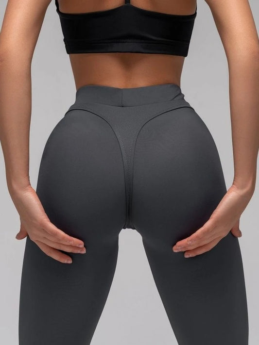 2024 Black Sexy High Waist Scrunch Butt Yoga Leggings Thick Workout Butt Lifting Plus Size Tights Yoga Pants For Women