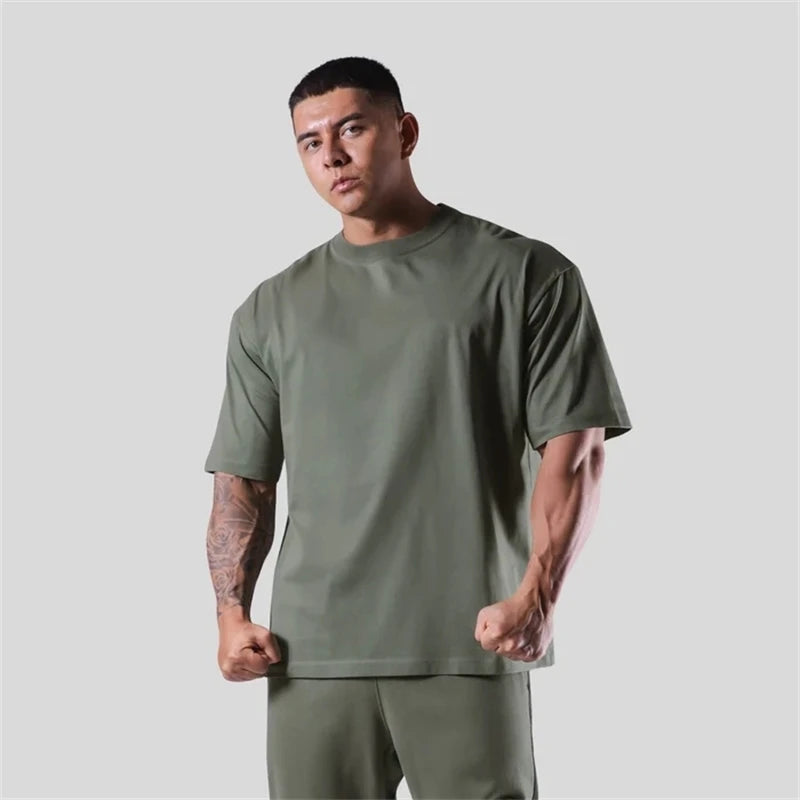 Men Cotton Gym Shirt