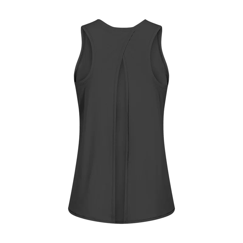 Plus Size Women's Sleeveless Yoga Shirts