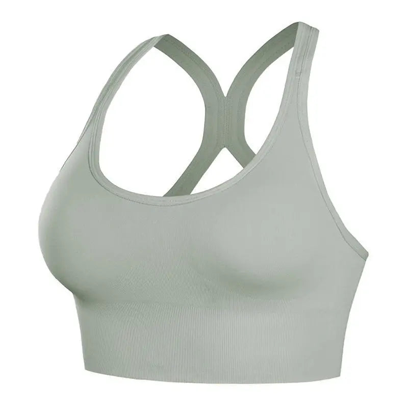 Women Underwear Sports Seamless Comfy & Breathable Push Up Yoga Tank Bra