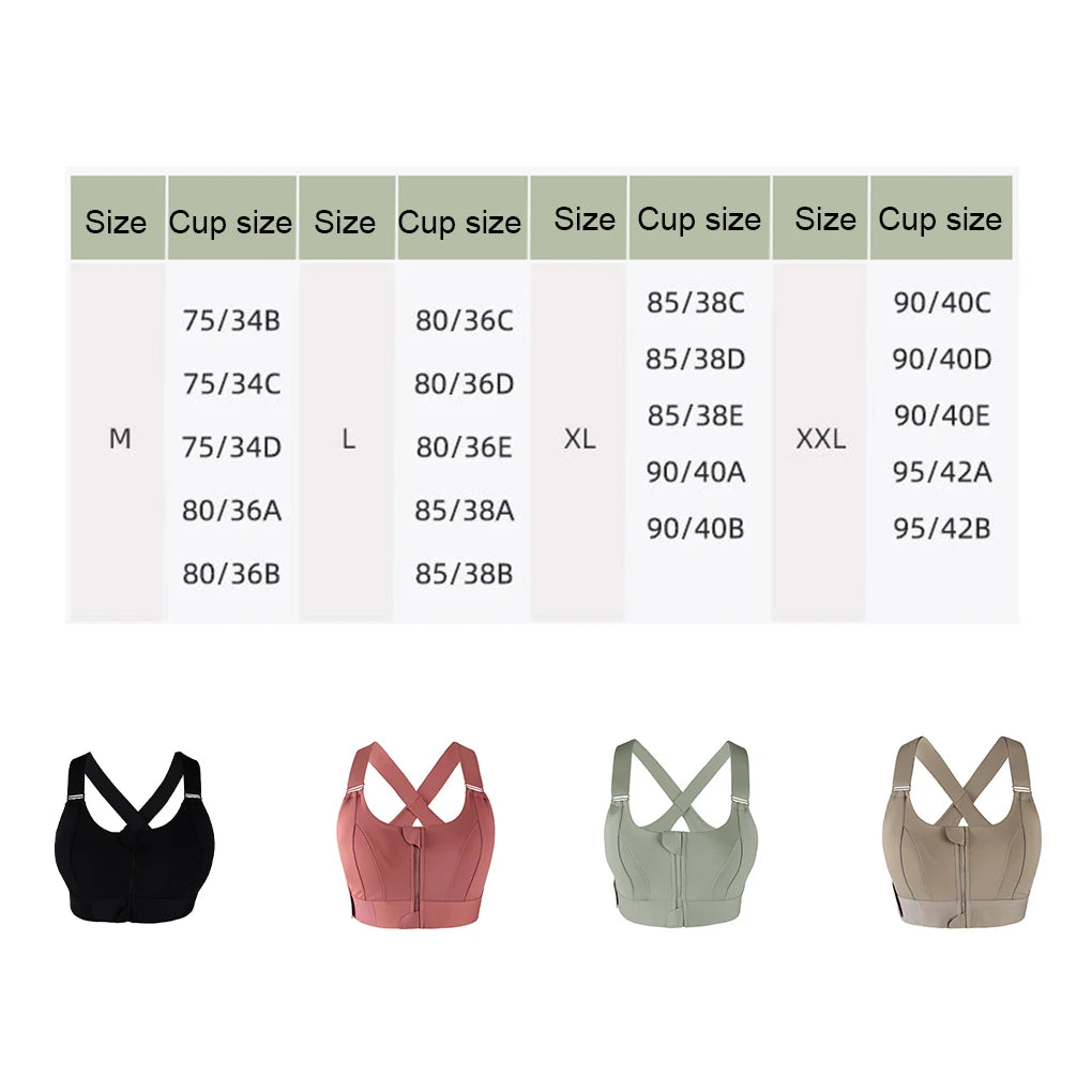 Plus Size Women Sports Bras