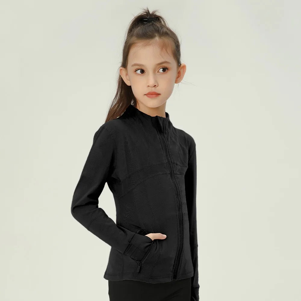 Girls Long Sleeve Sports Jacket