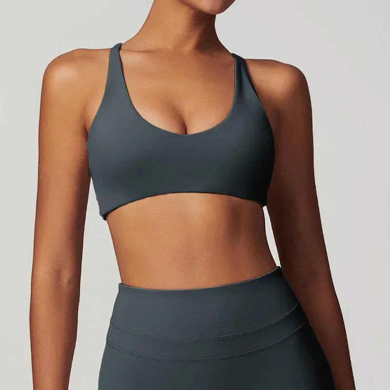 Seamless Sportswear Women Yoga Sets Quick-Dry Gym Clothes Solid Sports Bra Gym Shorts Leggings Yoga Fitness Suits Tracksuits