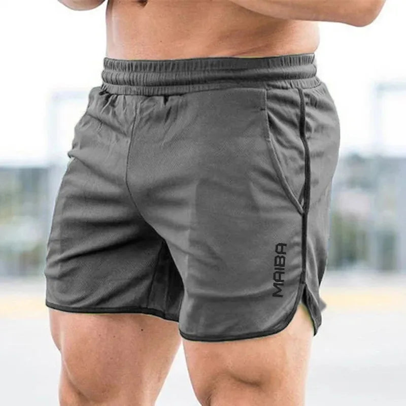 Men running Shorts Summer Gyms Workout Male Breathable Mesh shorts Quick Dry Sportswear Jogger Beach sweatpants Men Short Pants