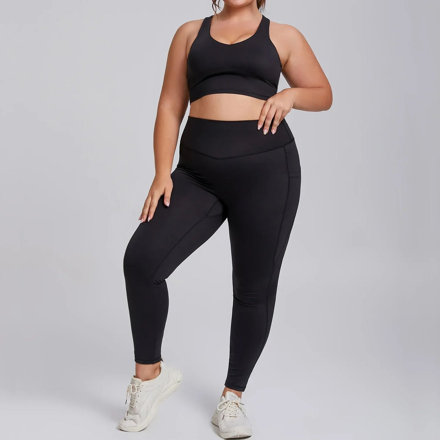 Plus Size Workout Set