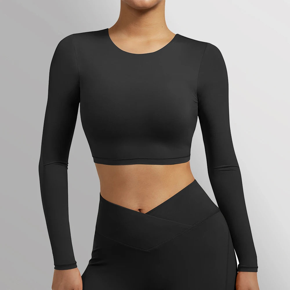 Plus Size Sports Crop Top