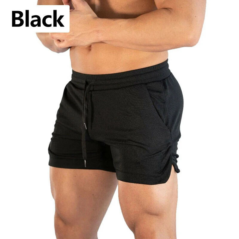 Men Athletic Shorts Breathable Gym Running Shorts