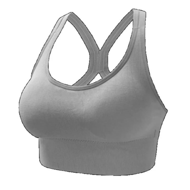 Women Underwear Sports Seamless Comfy & Breathable Push Up Yoga Tank Bra