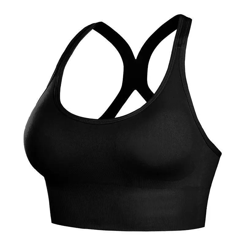 Women Underwear Sports Seamless Comfy & Breathable Push Up Yoga Tank Bra
