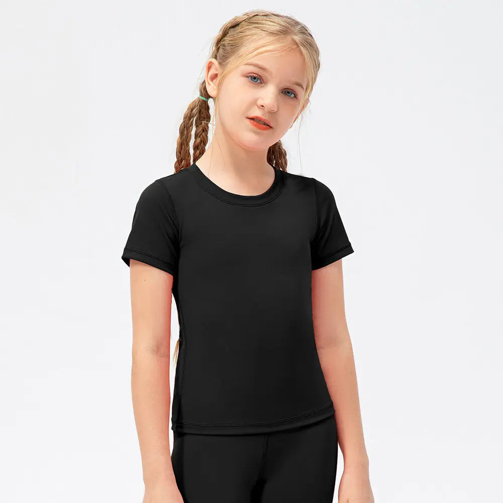 Girls Kid Quick Dry Sport T-shirt