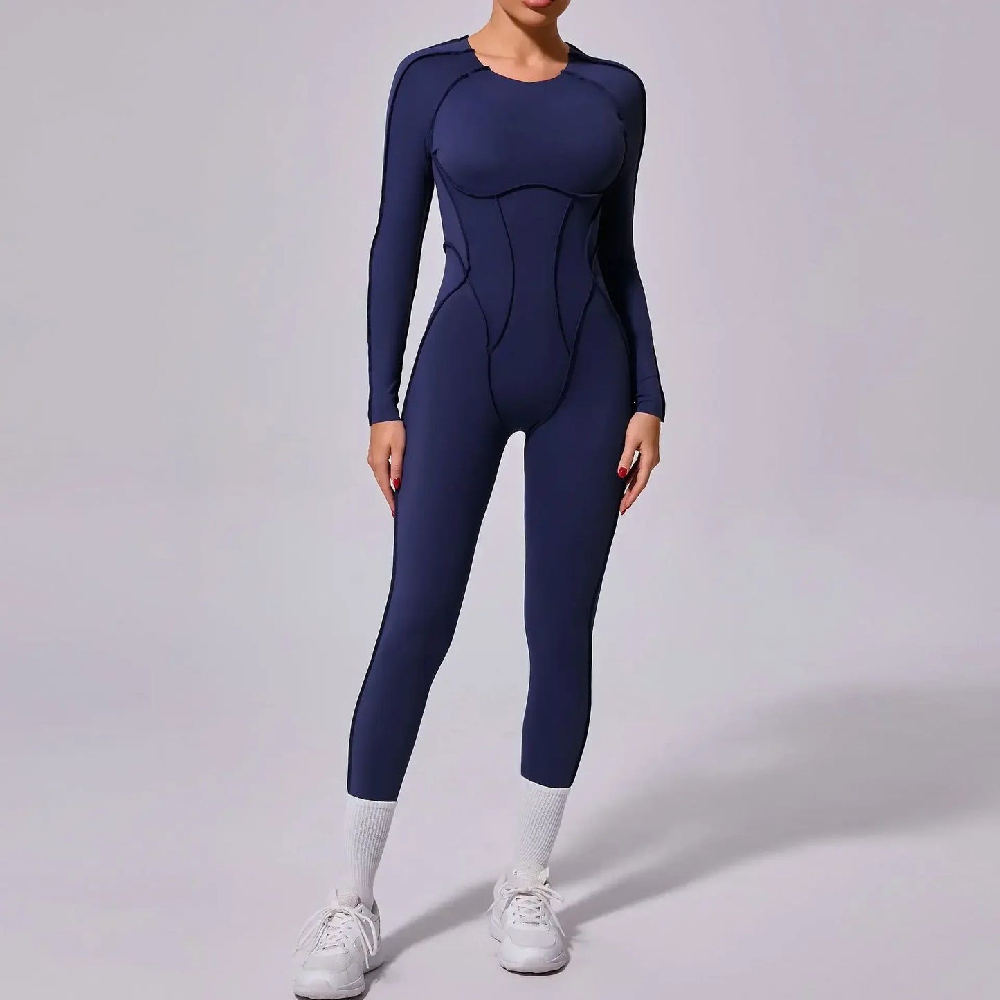 Seamless Yoga Jumpsuits Sports Fitness Hip-lifting Backless Short-sleeved One-piece Workout Gym Leggings Bodysuits for Women