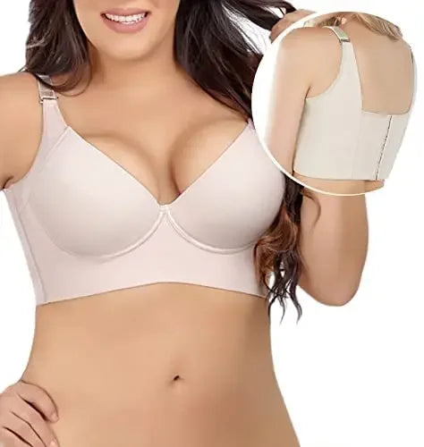 Plus Size Women Deep Cup Bra