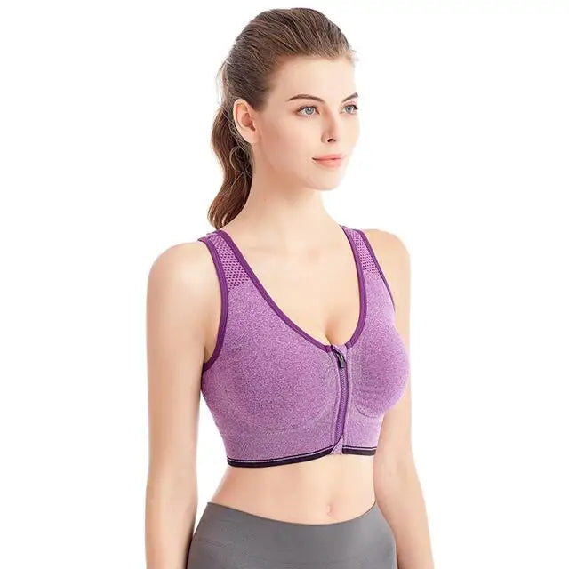 Plus Size Running Fitness Sports Bra